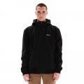 EMERSON MEN'S SOFT SHELL RIB JKT, DET/BLE HOOD