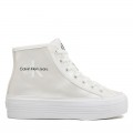 CALVIN KLEIN BOLD VULC FLATF MID LACEUP NY WN