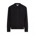 CALVIN KLEIN MONOLOGO APPLIQUE KNIT BOMBER