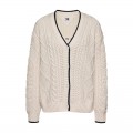 TOMMY HILFIGER TJW BUBBLE CABLE FLAG CARDIGAN