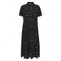 TOMMY HILFIGER TJW SS BLACK FLORAL DRESS EXT