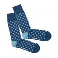 DILLYSOCKS BIG BLUE DOTS