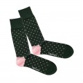 DILLYSOCKS ROSE DOT FIELD