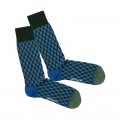 DILLYSOCKS DEEP BLUE DICE