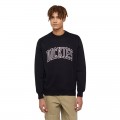 DICKIES AITKIN SWEATSHIRT BLK/PLUM PER