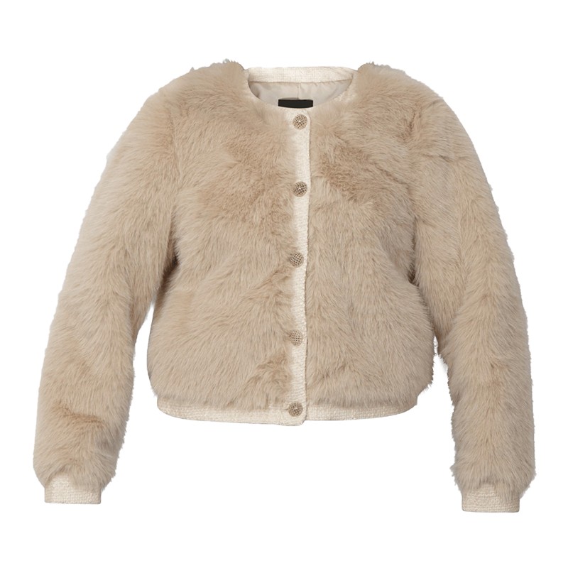 ONLY ONLVADA FAUX FUR MIX JACKET OTW