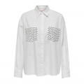 ONLY ONLGITHA LIFE LS STUDDED SHIRT WVN