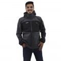 EMERSON MEN'S SOFT SHELL JCKT WITH DET/BLE HOOD